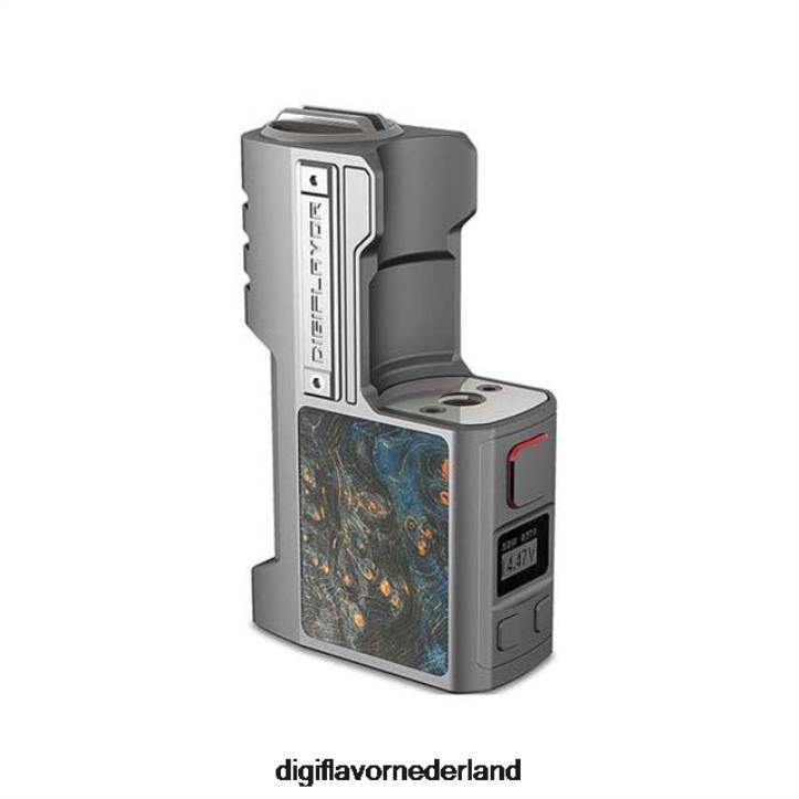 Digiflavor Z1 SBS 80w mod zilvergrijs steekhout XBHX108 - Digiflavor Amsterdam