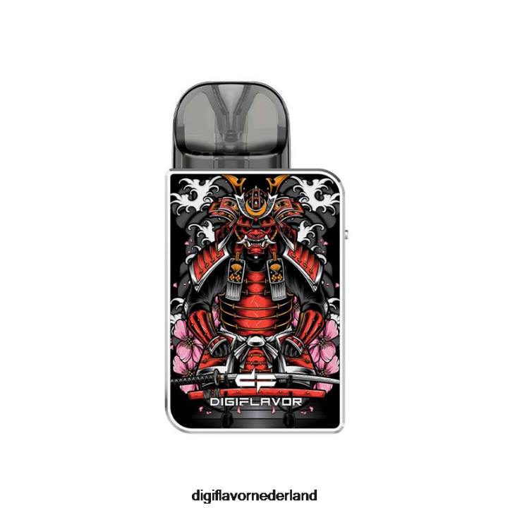 Digiflavor U pod-kit samurai zilver XBHX58 - Digiflavor Amsterdam